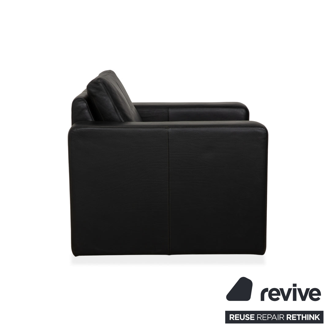 Cor Conseta Leather Armchair Black
