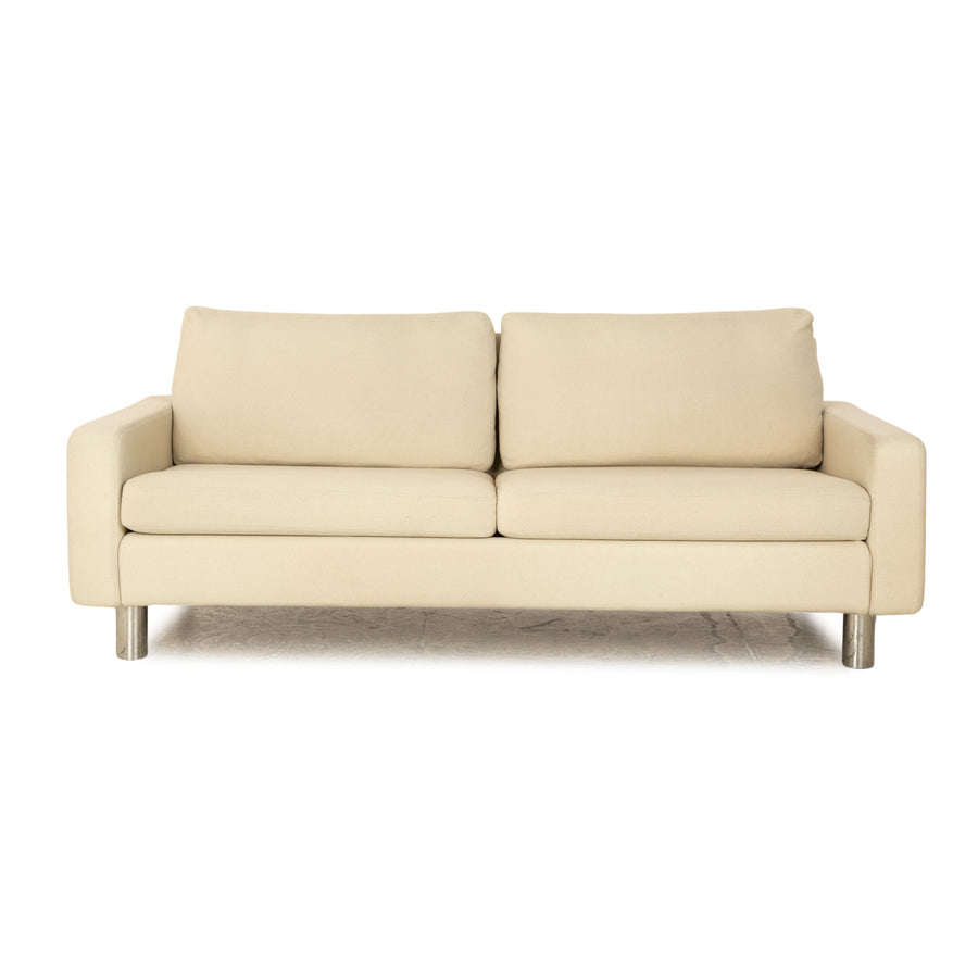 Cor Conseta Stoff Dreisitzer Beige Creme Sofa Couch