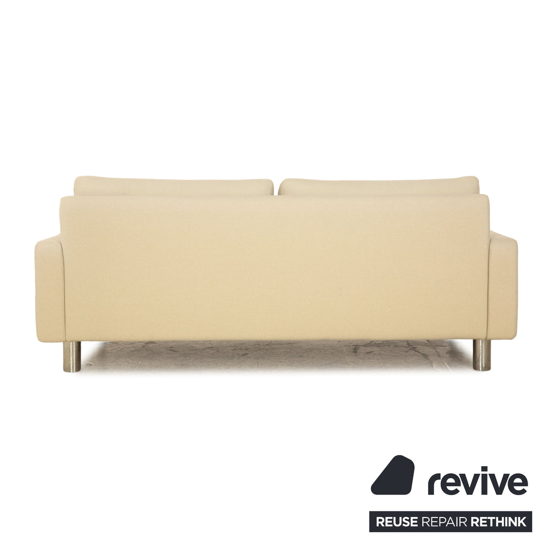 Cor Conseta Stoff Dreisitzer Beige Creme Sofa Couch