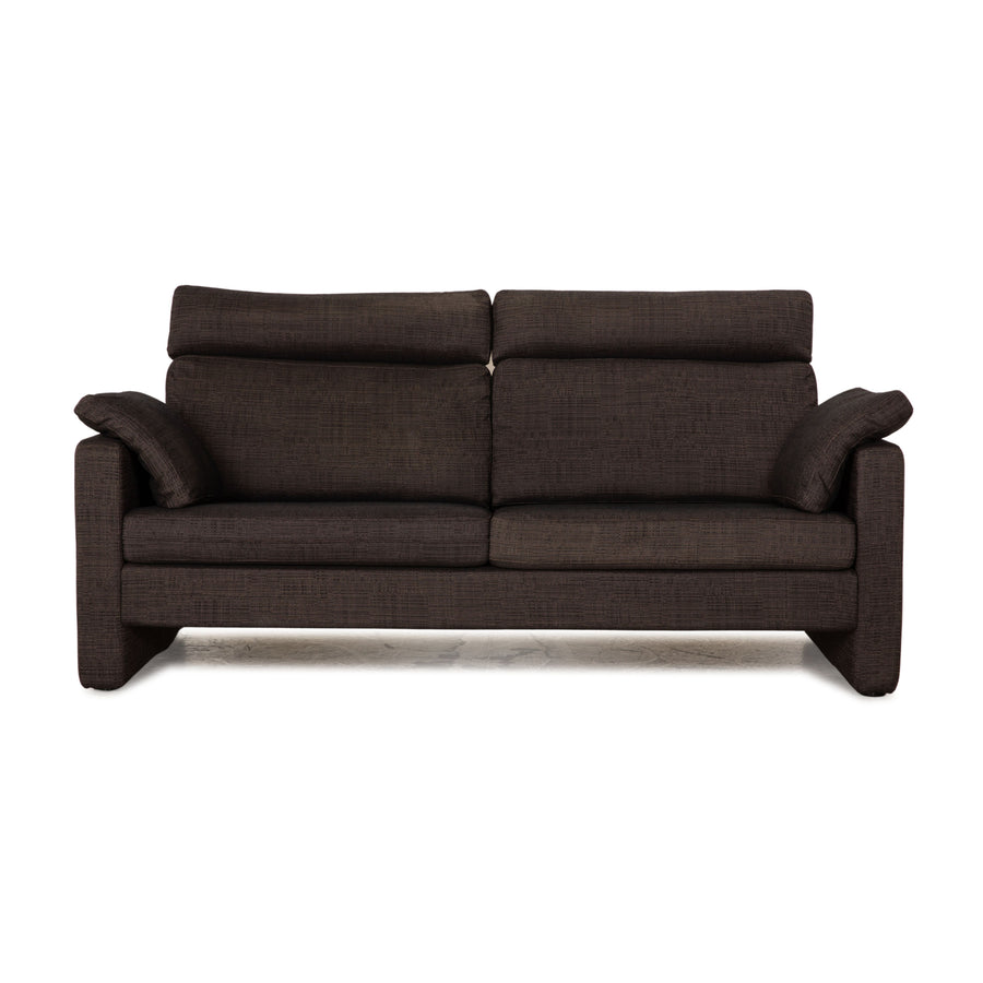 Cor Conseta fabric three-seater gray sofa couch incl. headrest