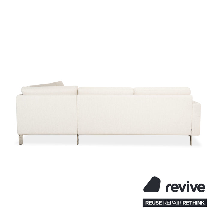 Cor Conseta Stoff Ecksofa Creme Sofa Couch