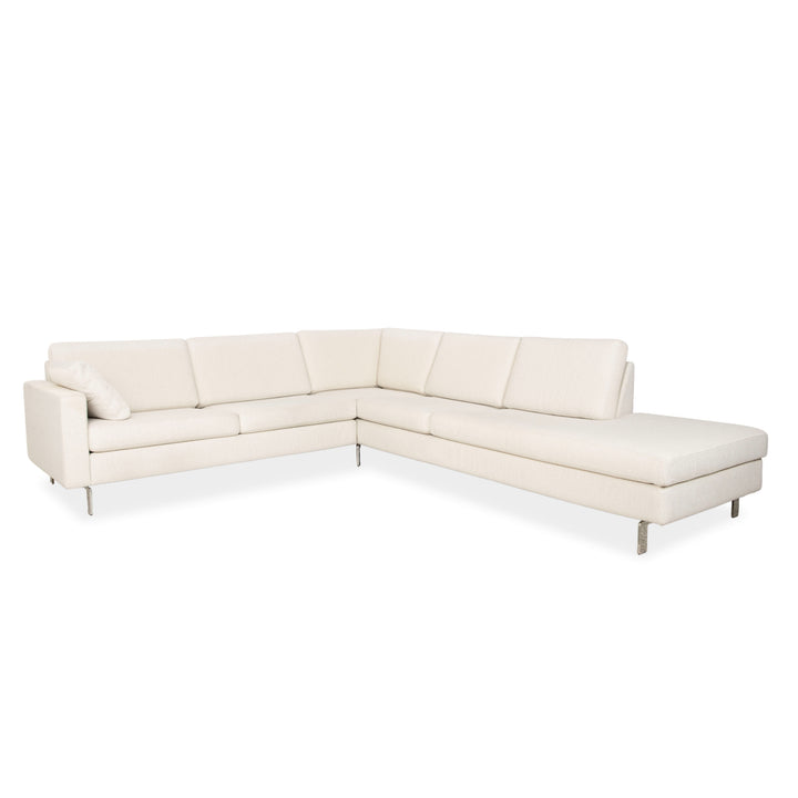 Cor Conseta Stoff Ecksofa Creme Sofa Couch