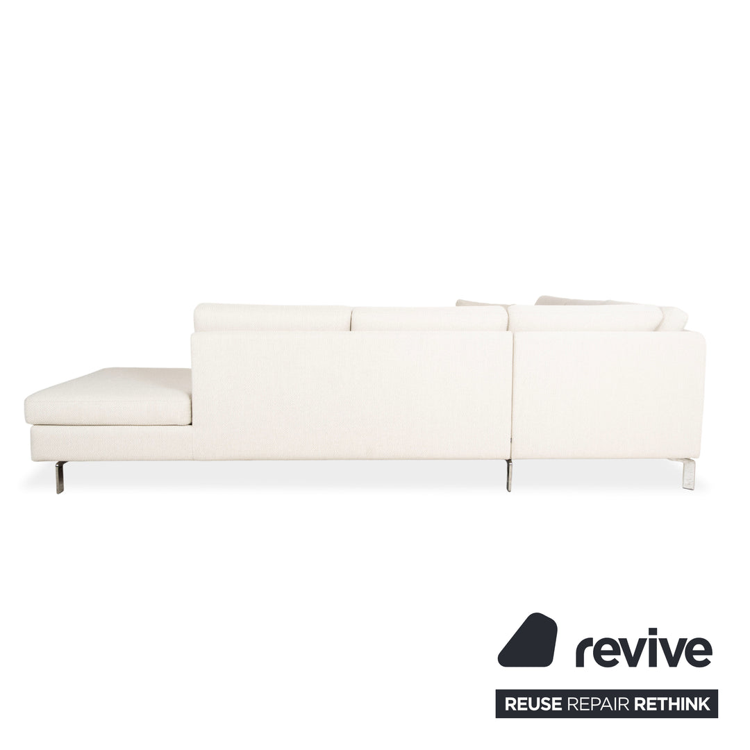 Cor Conseta Stoff Ecksofa Creme Sofa Couch