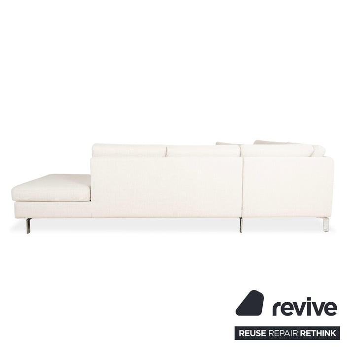 Cor Conseta Stoff Ecksofa Creme Sofa Couch