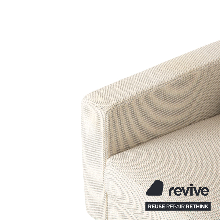 Cor Conseta Stoff Ecksofa Creme Sofa Couch