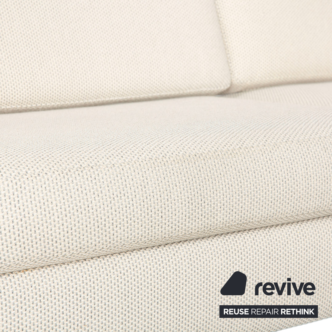 Cor Conseta Stoff Ecksofa Creme Sofa Couch