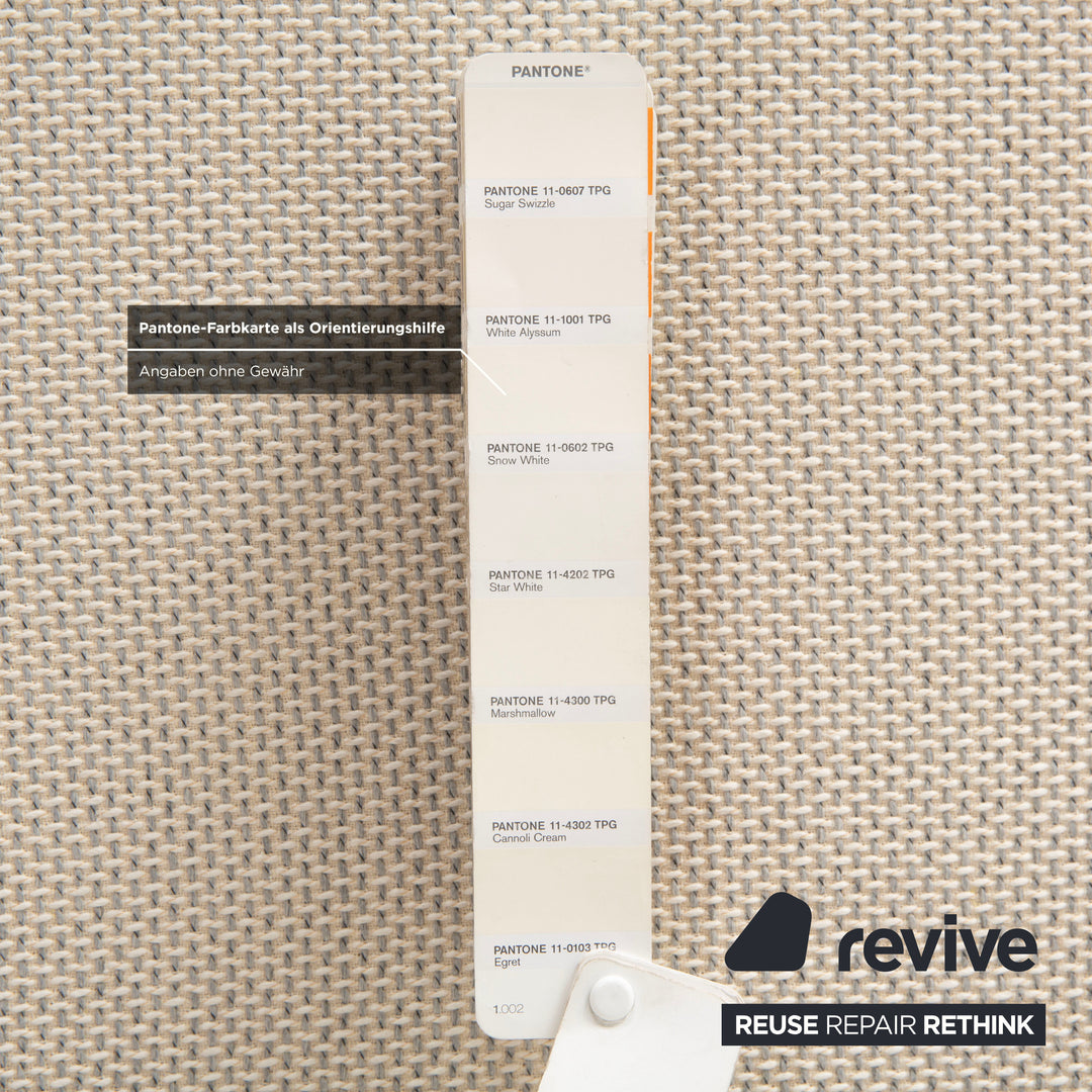 Cor Conseta Stoff Ecksofa Creme Sofa Couch