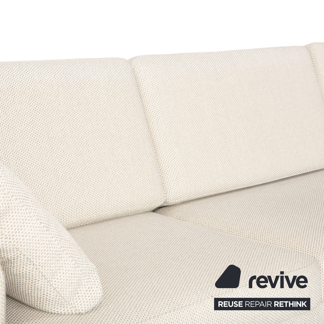 Cor Conseta Stoff Ecksofa Creme Sofa Couch