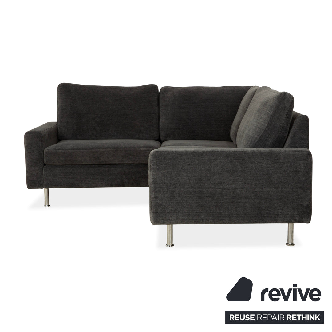 Cor Conseta Fabric Corner Sofa Grey Blue Sofa Couch