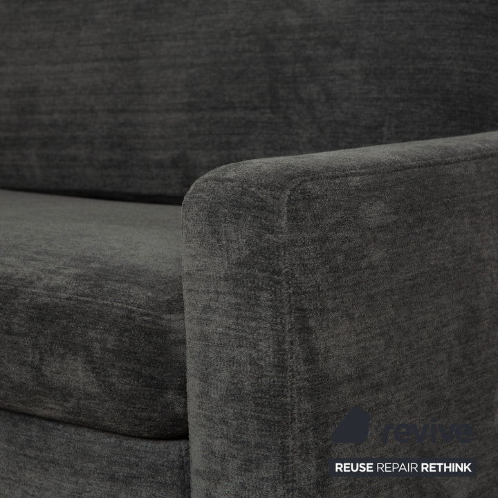 Cor Conseta Fabric Corner Sofa Grey Blue Sofa Couch