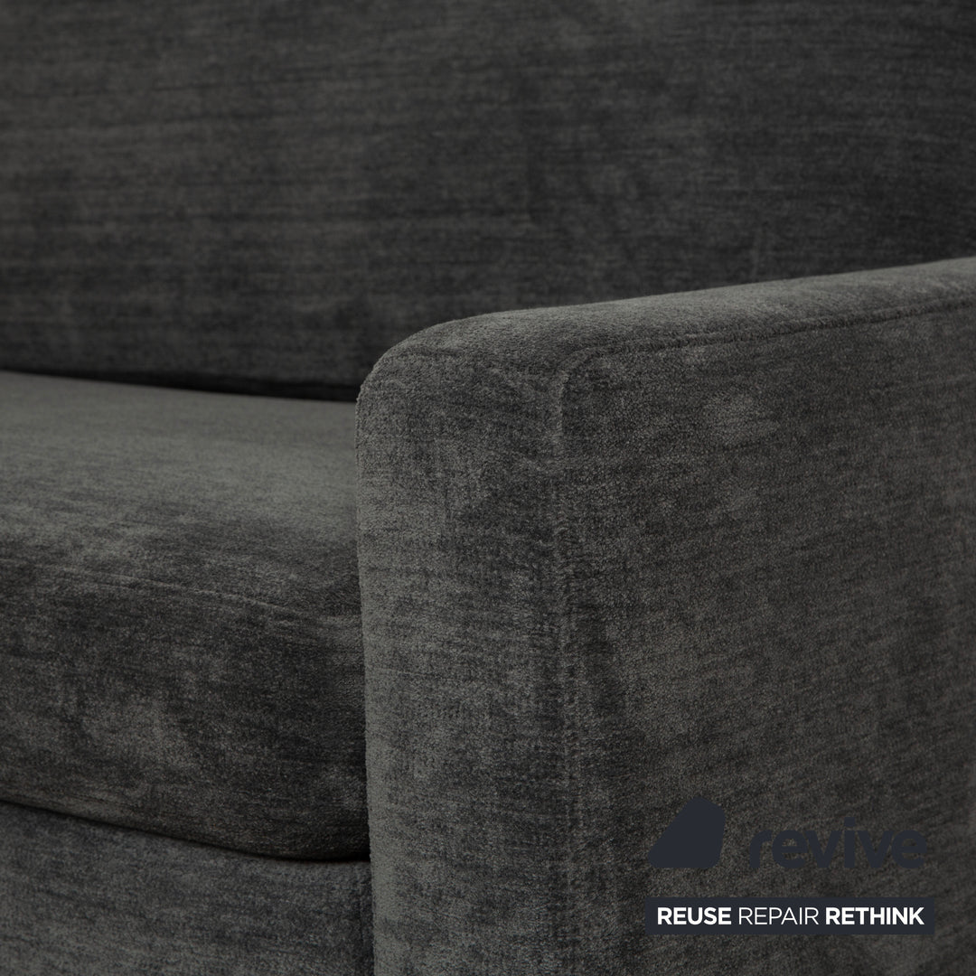 Cor Conseta Fabric Corner Sofa Grey Blue Sofa Couch