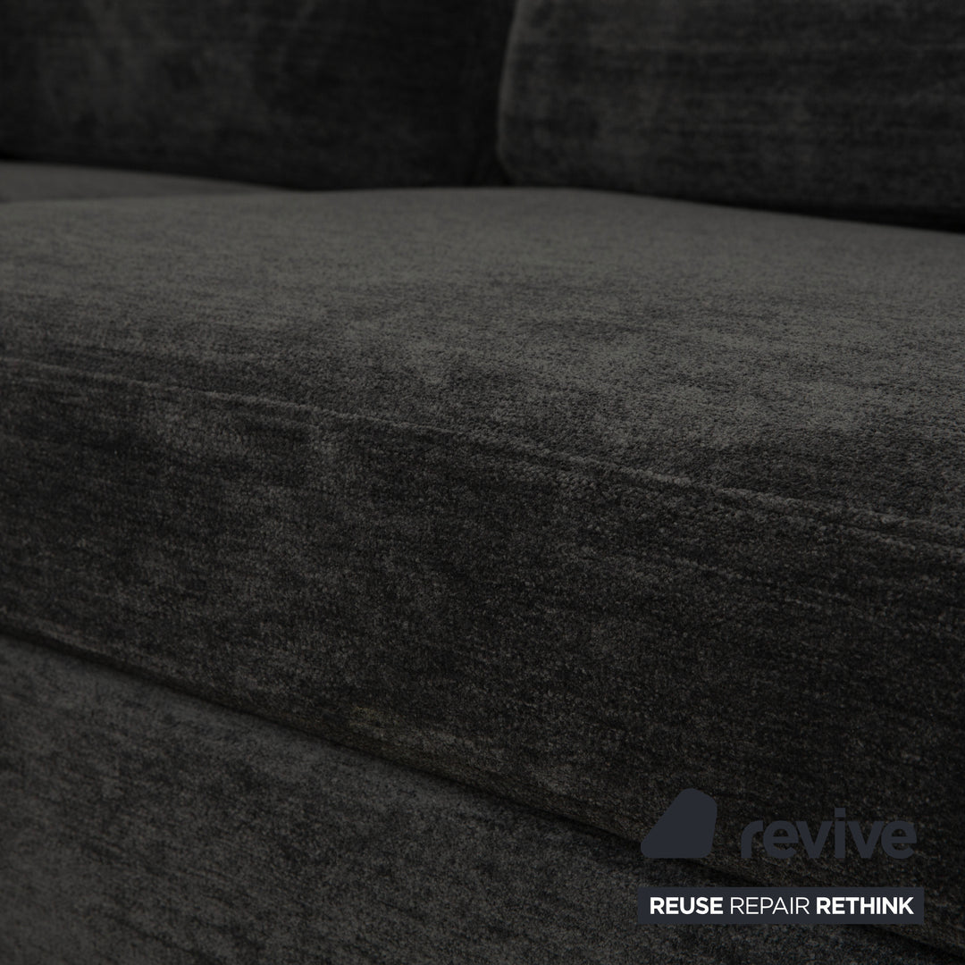 Cor Conseta Fabric Corner Sofa Grey Blue Sofa Couch