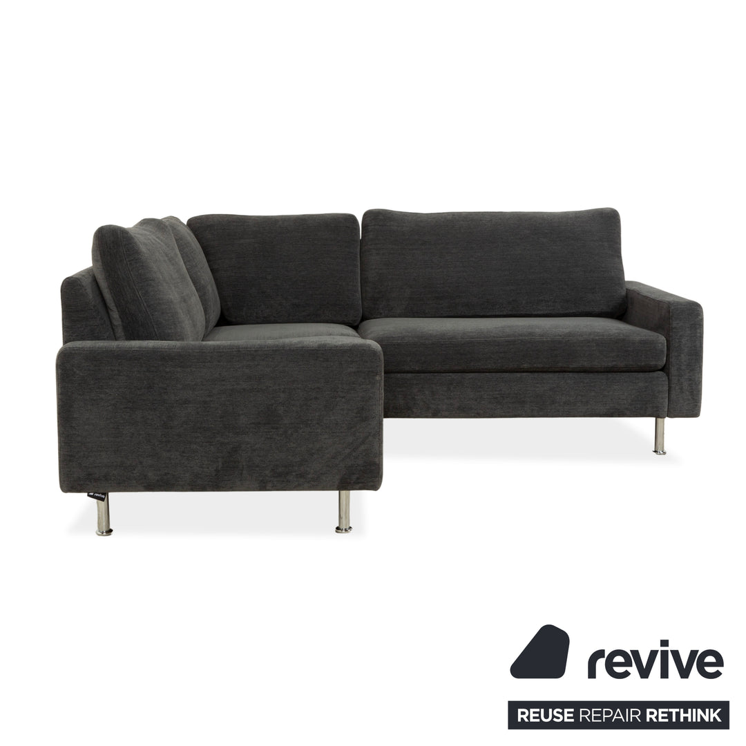 Cor Conseta Fabric Corner Sofa Grey Blue Sofa Couch
