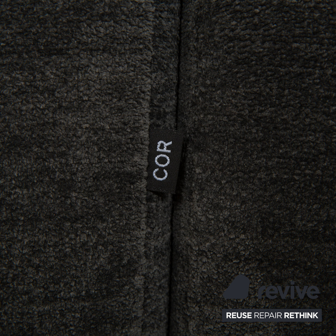 Cor Conseta Fabric Corner Sofa Grey Blue Sofa Couch