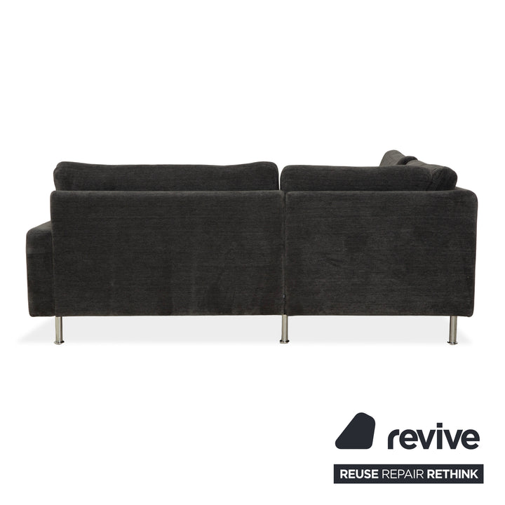 Cor Conseta Fabric Corner Sofa Grey Blue Sofa Couch