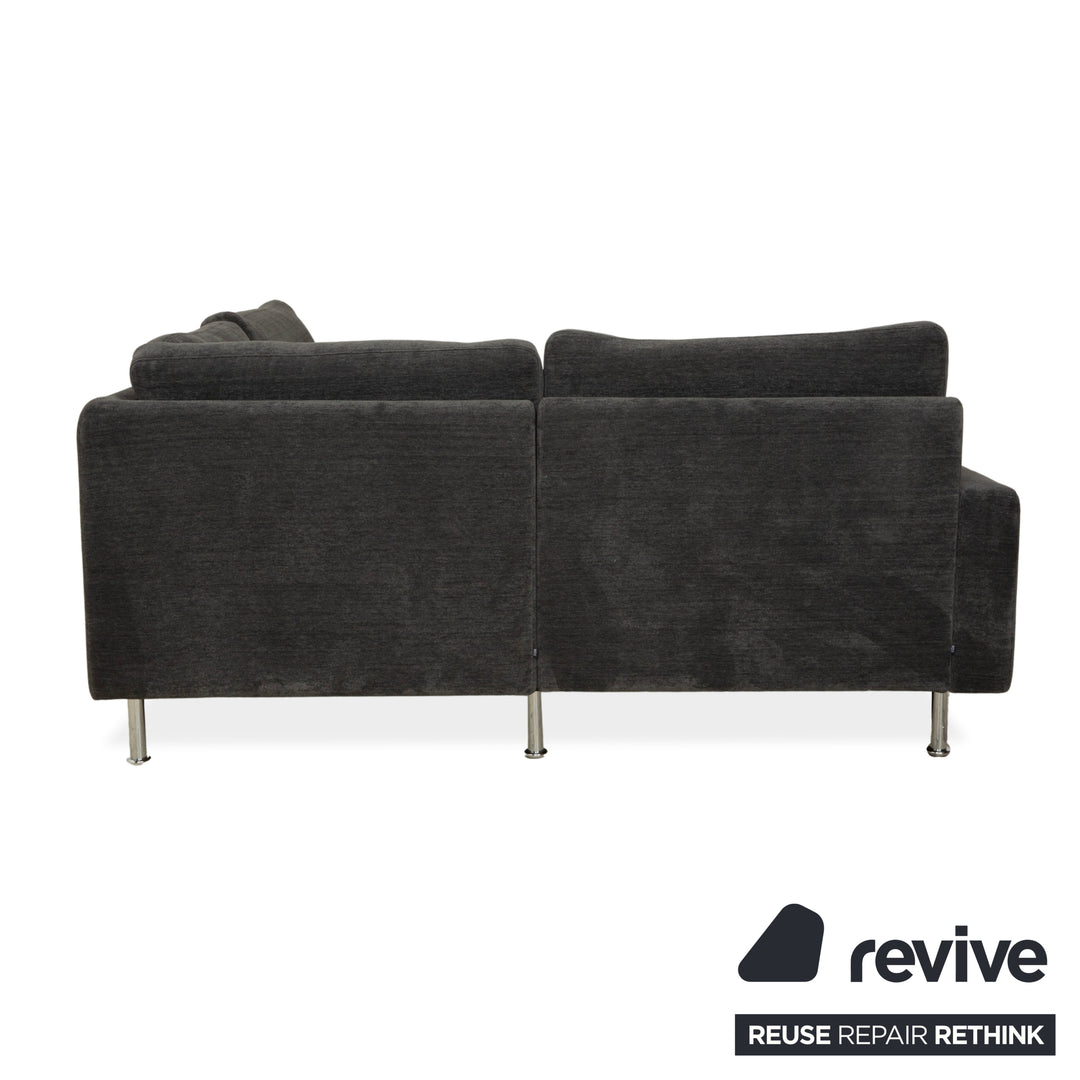 Cor Conseta Fabric Corner Sofa Grey Blue Sofa Couch