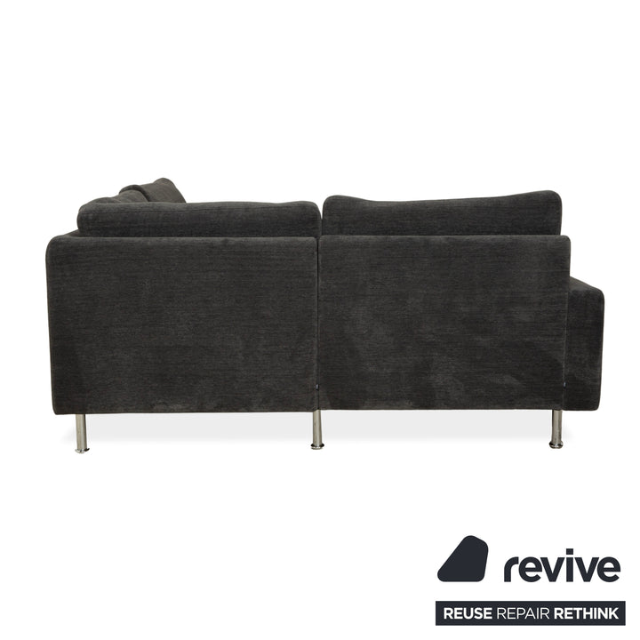 Cor Conseta Fabric Corner Sofa Grey Blue Sofa Couch