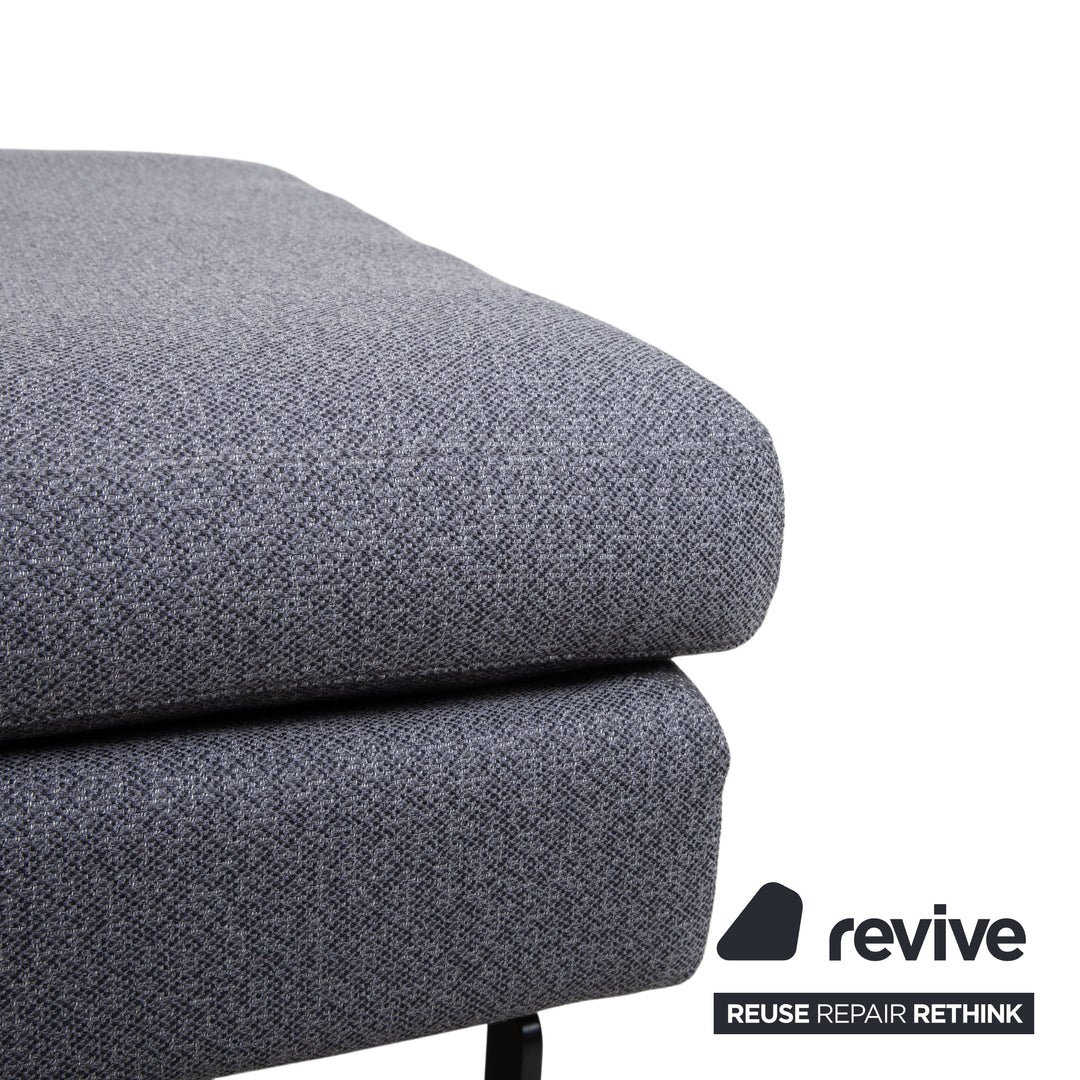 COR Conseta Fabric Corner Sofa Grey Sofa Couch