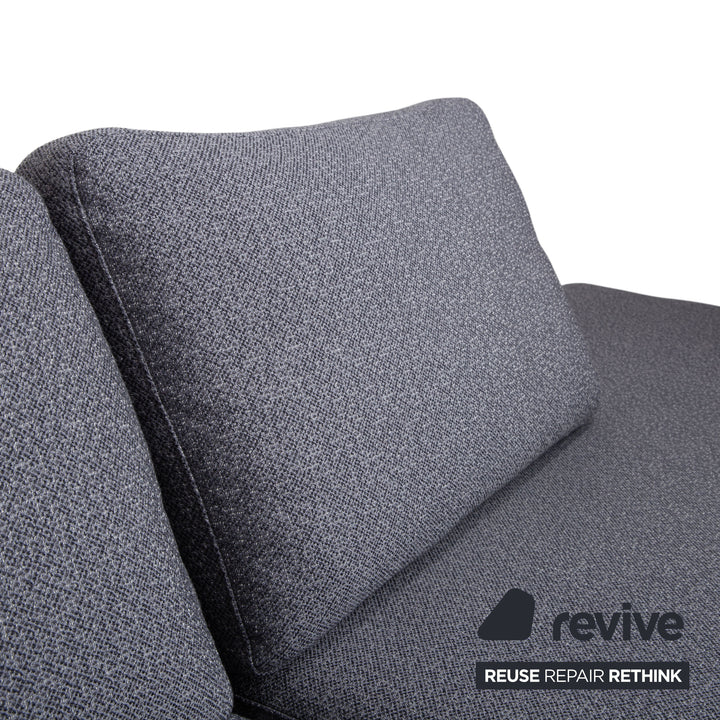 Canapé d'angle en tissu gris COR Conseta