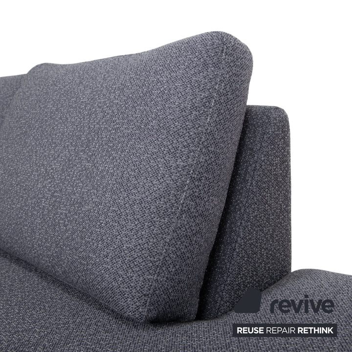 Canapé d'angle en tissu gris COR Conseta