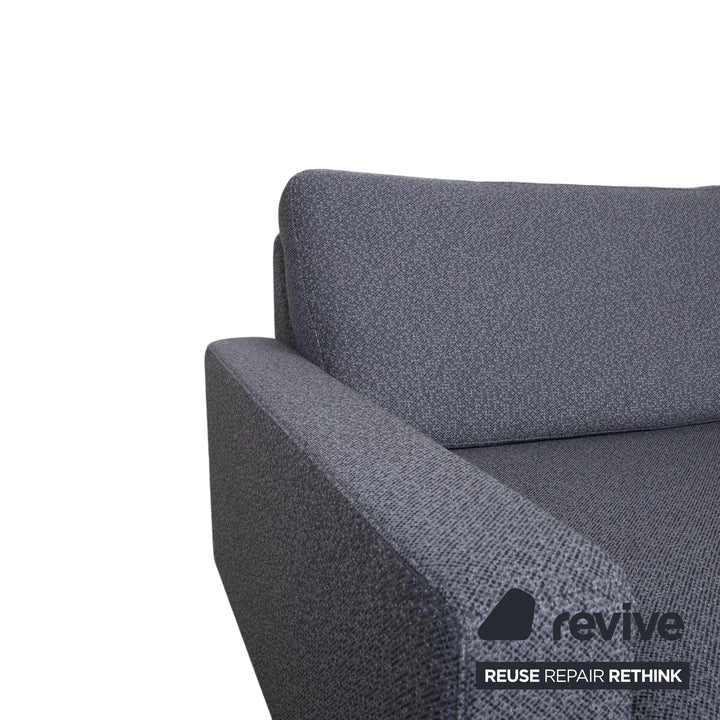 Canapé d'angle en tissu gris COR Conseta