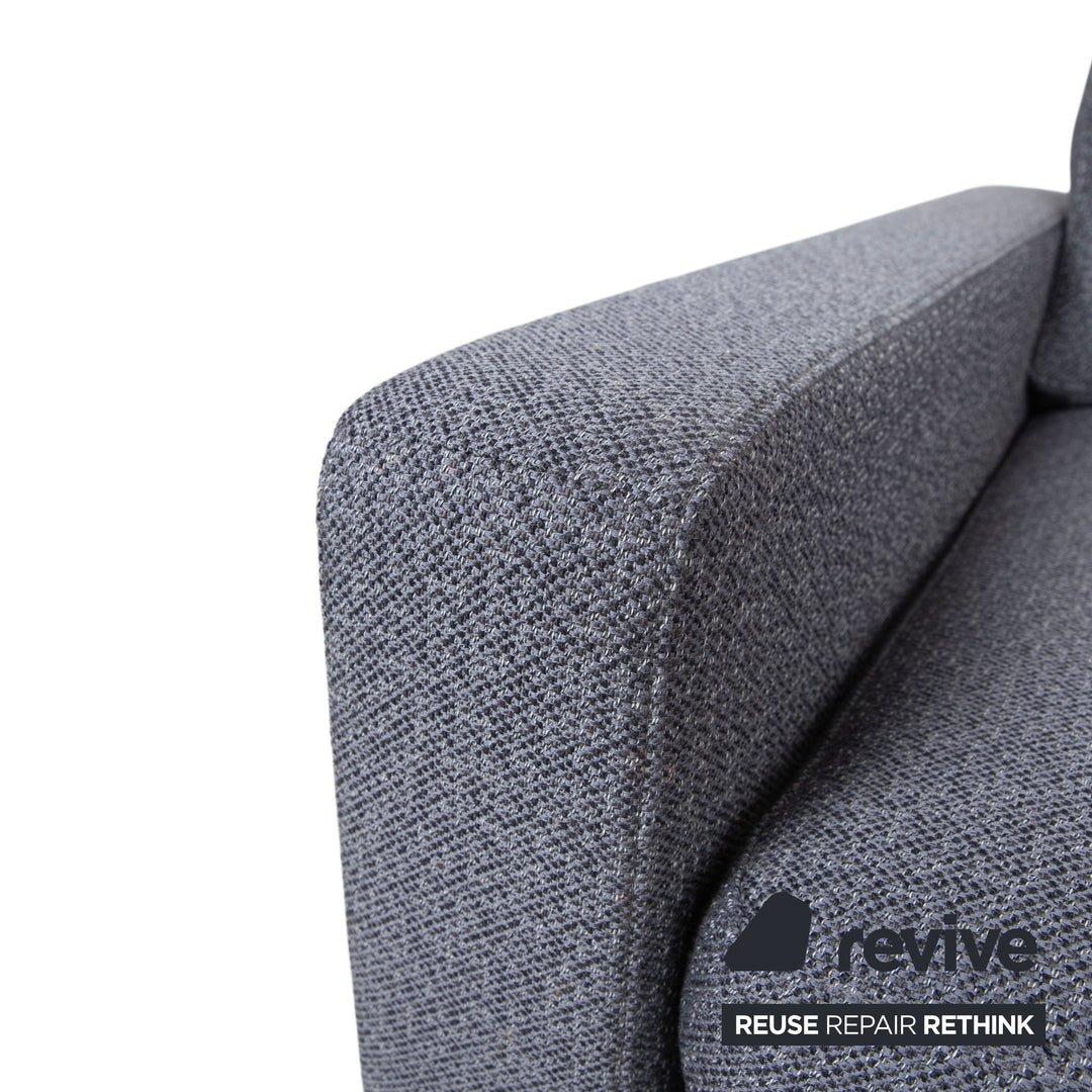 Canapé d'angle en tissu gris COR Conseta