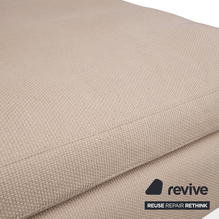 COR Conseta fabric stool cream
