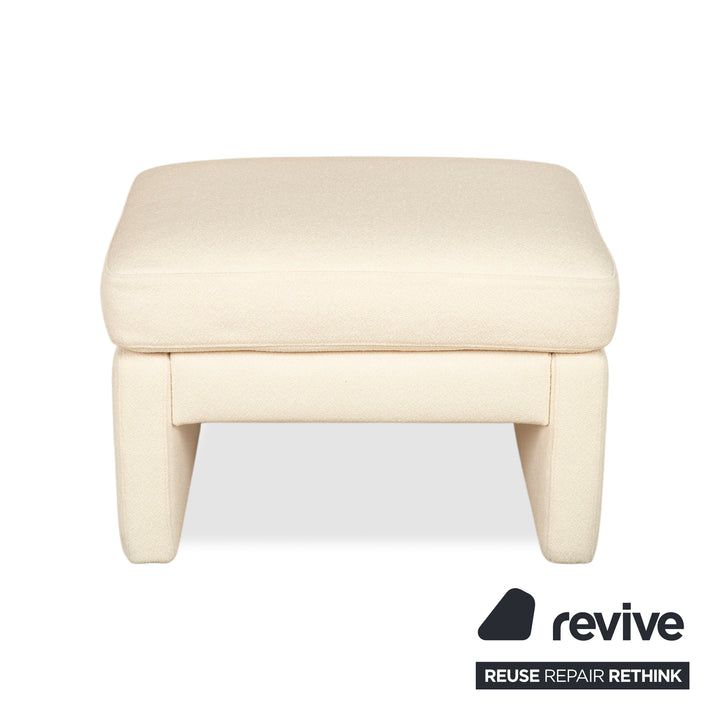 COR Conseta otomana tapizada color crema beige