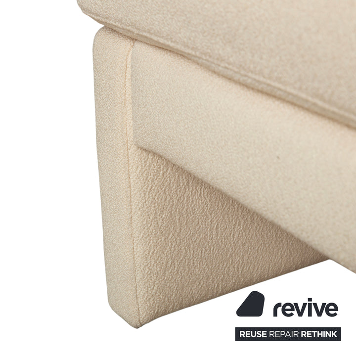 COR Conseta otomana tapizada color crema beige