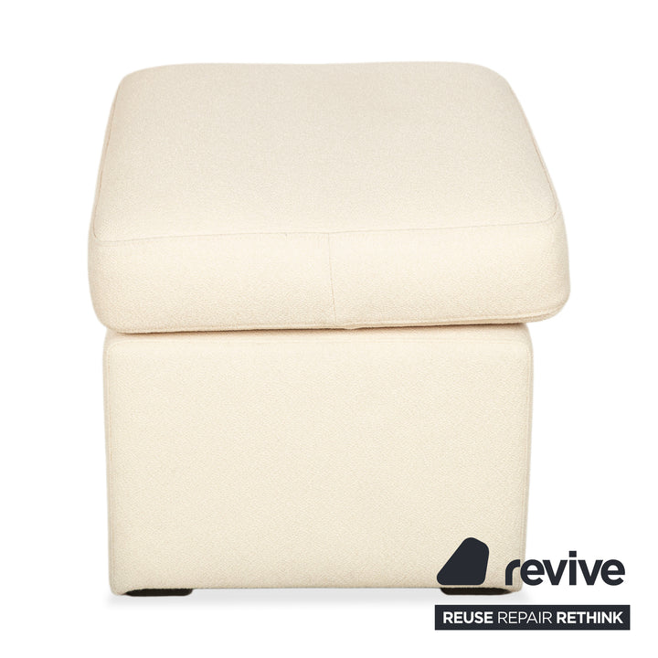 COR Conseta otomana tapizada color crema beige