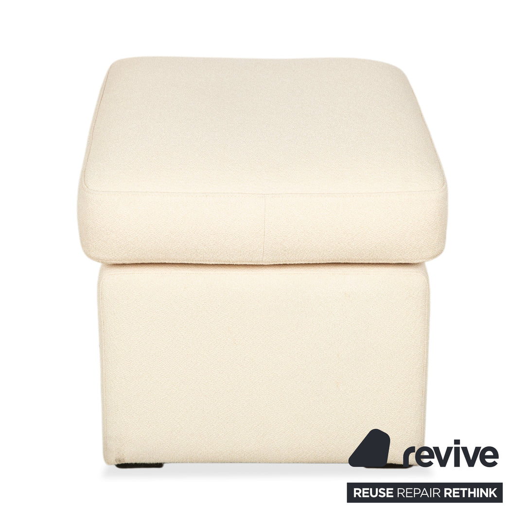COR Conseta otomana tapizada color crema beige