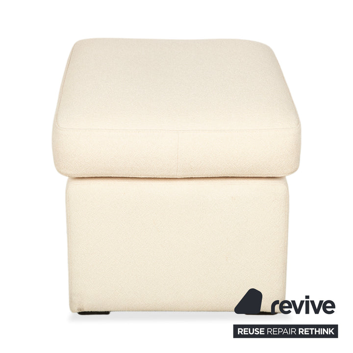 COR Conseta otomana tapizada color crema beige