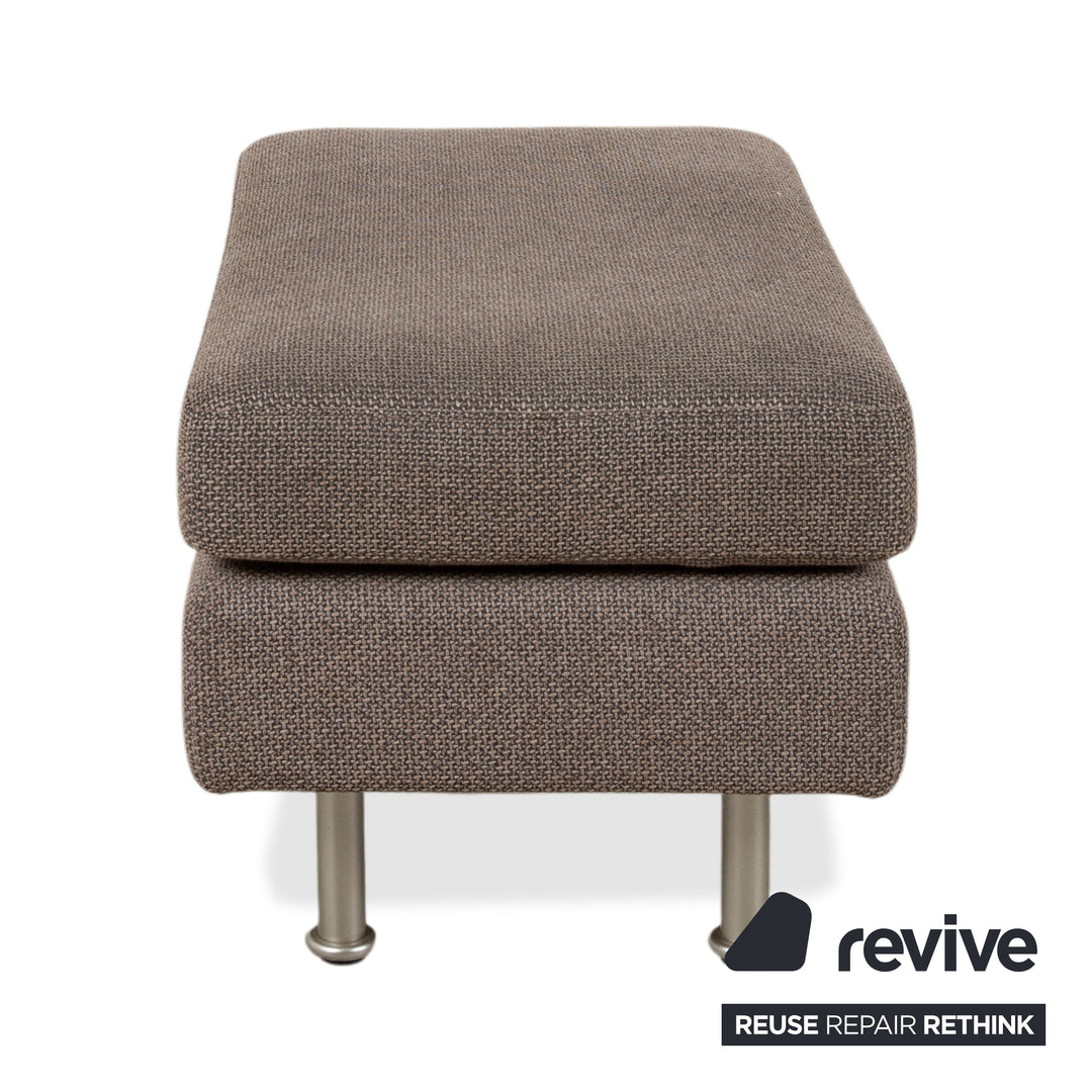 COR Conseta Stoff Hocker Grau