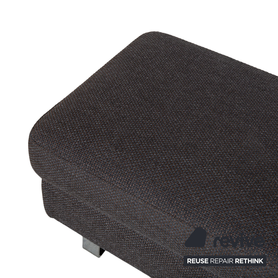COR Conseta fabric ottoman gray anthracite