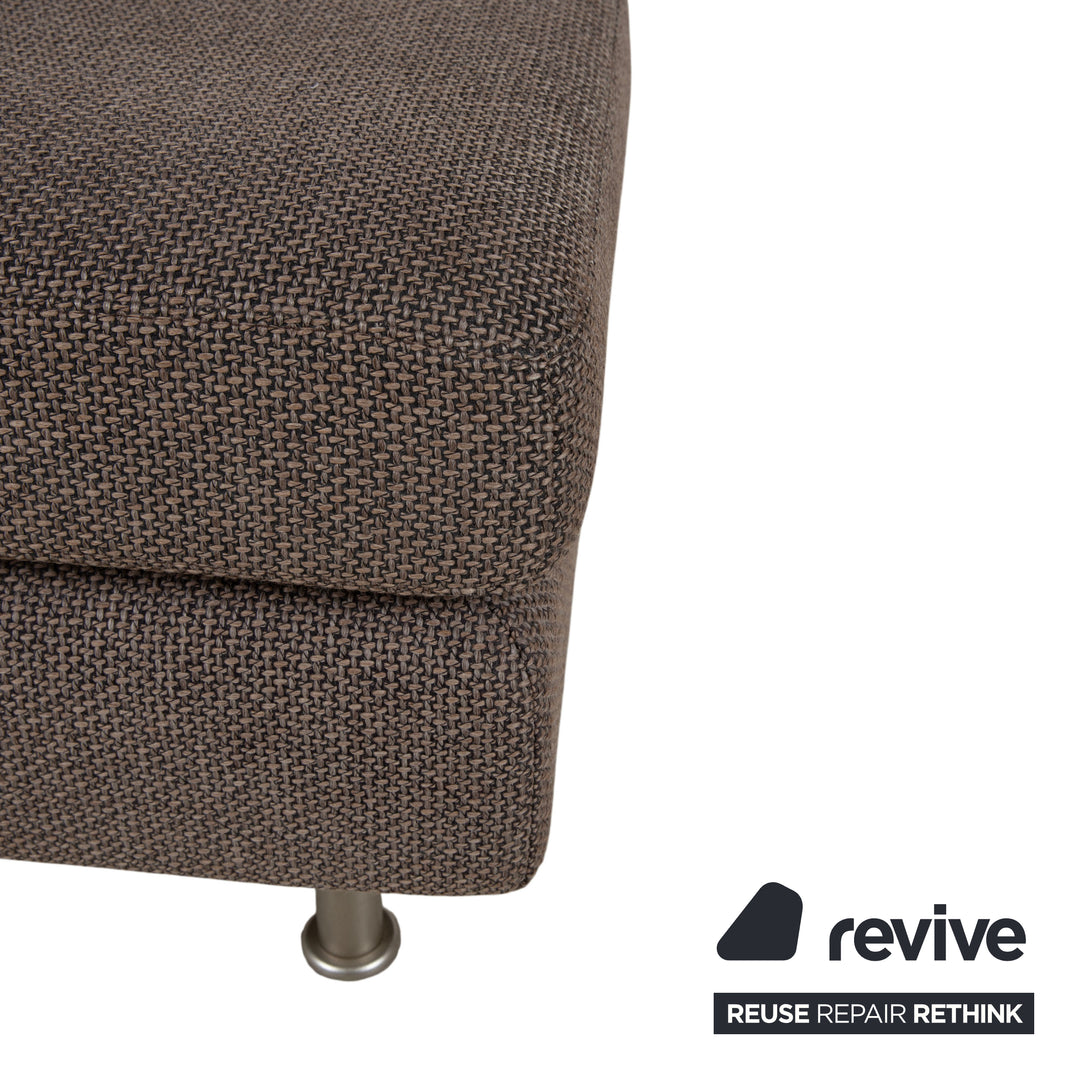 COR Conseta Stoff Hocker Grau