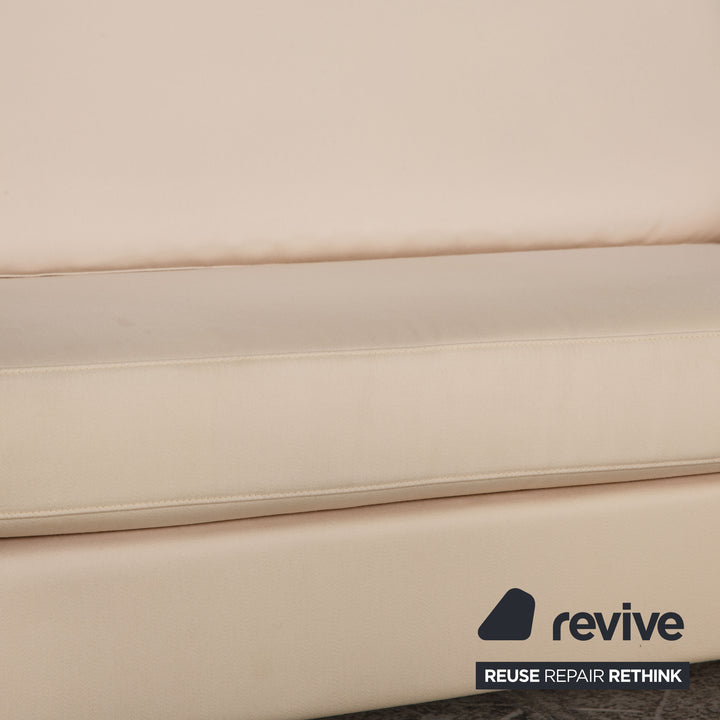 Cor Conseta fabric sofa cream three seater couch