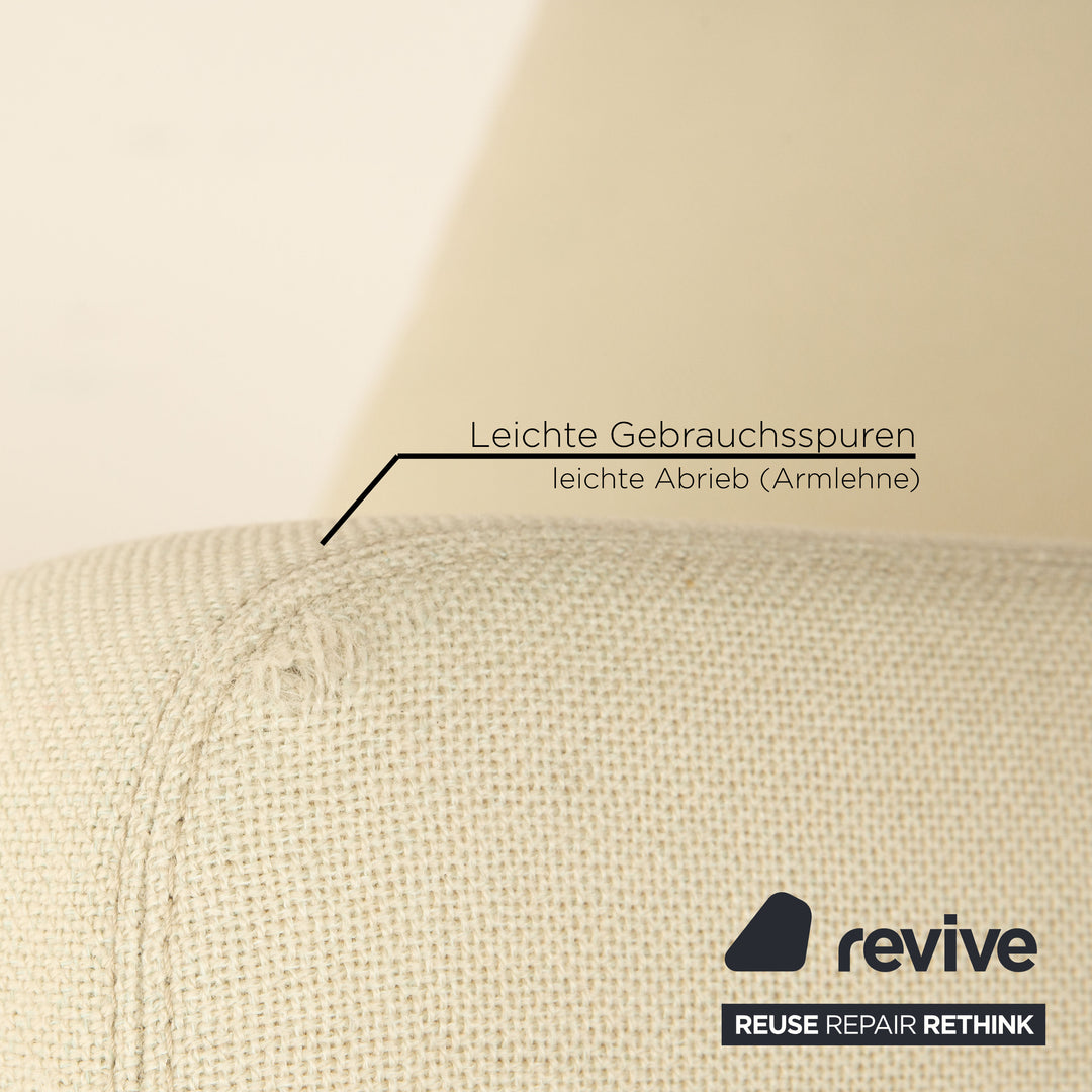 Cor Conseta fabric sofa set beige cream three-seater armchair couch