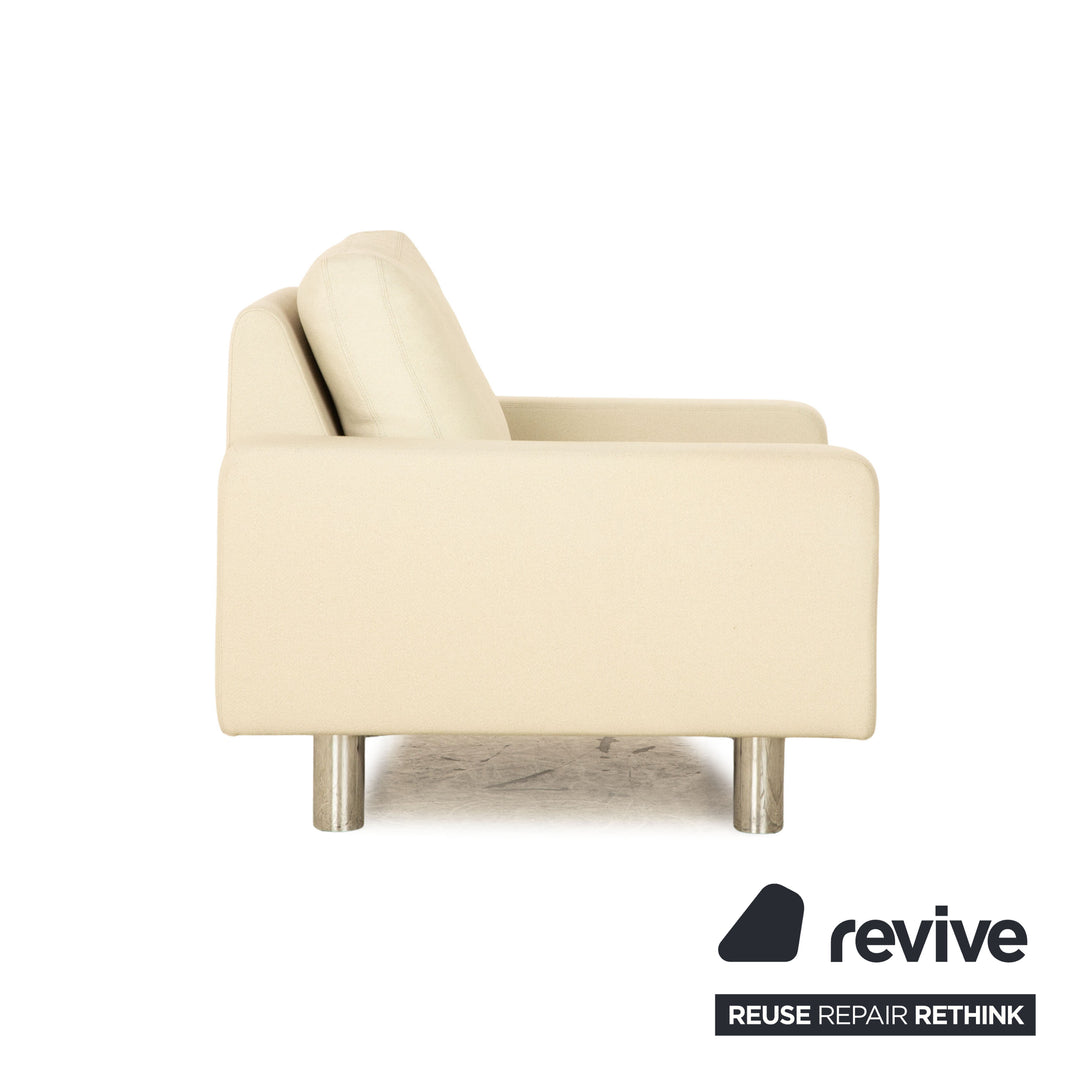 Cor Conseta fabric sofa set beige cream three-seater armchair couch