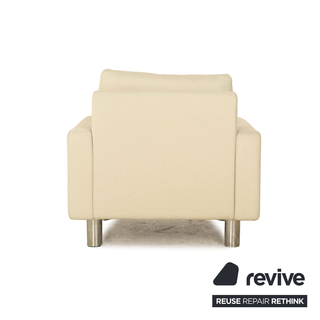 Cor Conseta fabric sofa set beige cream three-seater armchair couch