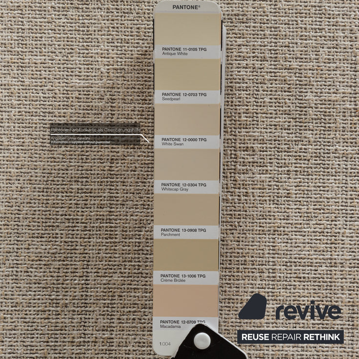 Cor Conseta Stoff Zweisitzer Beige Sofa Couch
