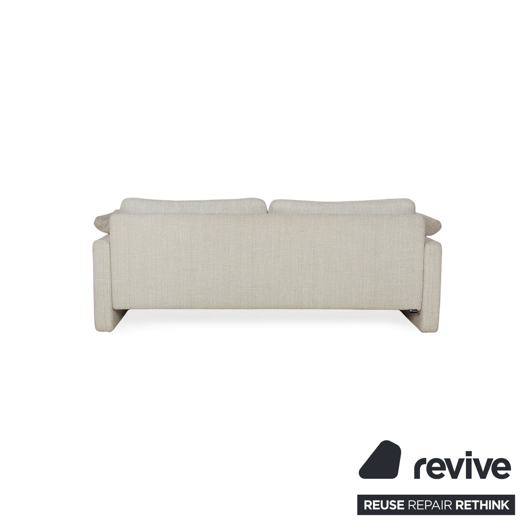 Cor Conseta Stoff Zweisitzer Beige Sofa Couch