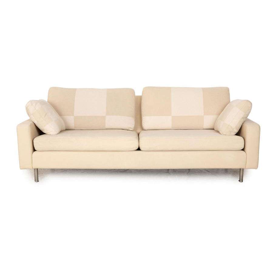 Cor Conseta Fabric Two Seater Cream Beige Sofa Couch
