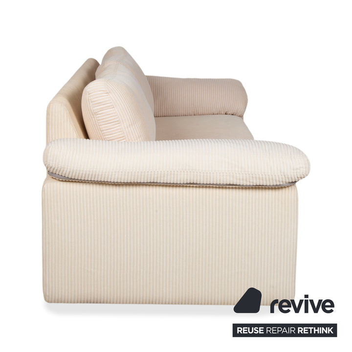 COR Conseta Stoff Zweisitzer Beige Creme Sofa Couch