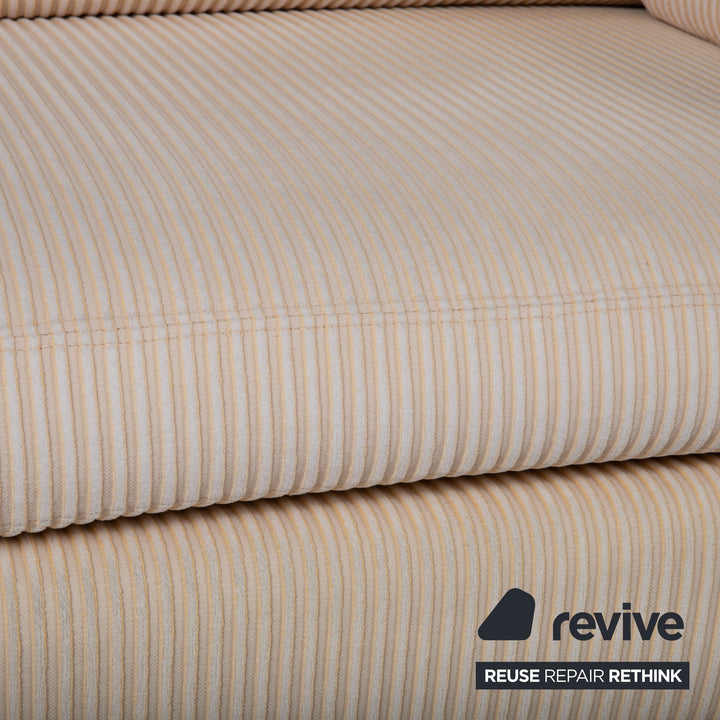 COR Conseta Stoff Zweisitzer Beige Creme Sofa Couch