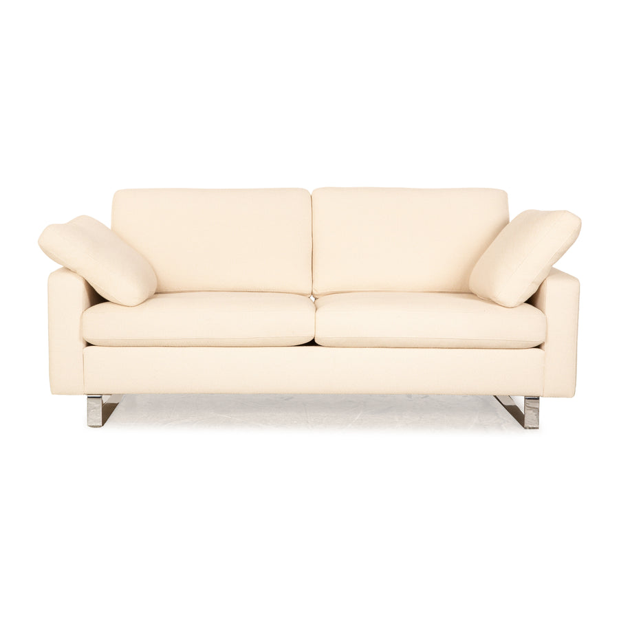 Cor Conseta Stoff Zweisitzer Creme Sofa Couch