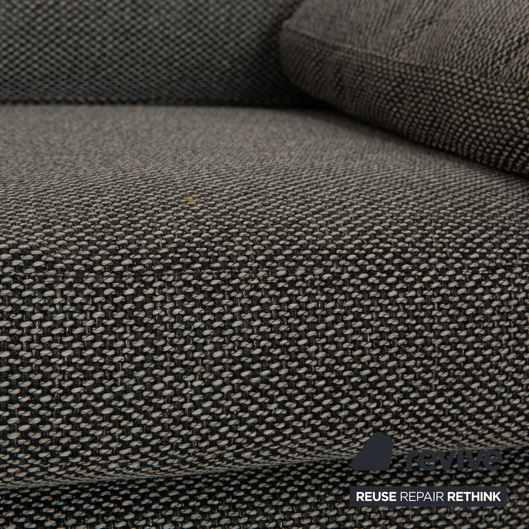 COR Conseta Stoff Zweisitzer Grau 2er Sofa Neubezug