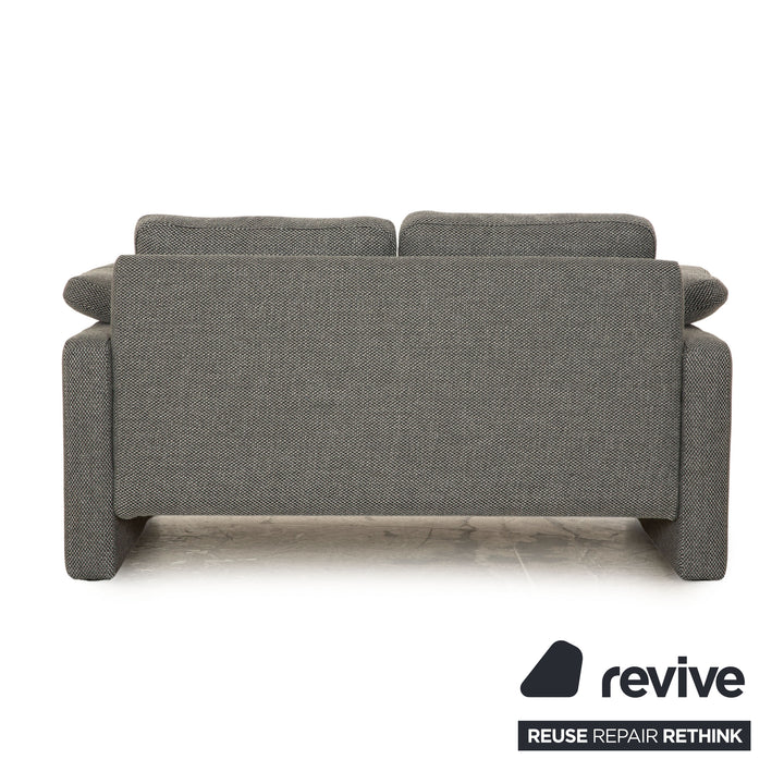 COR Conseta Stoff Zweisitzer Grau 2er Sofa Neubezug