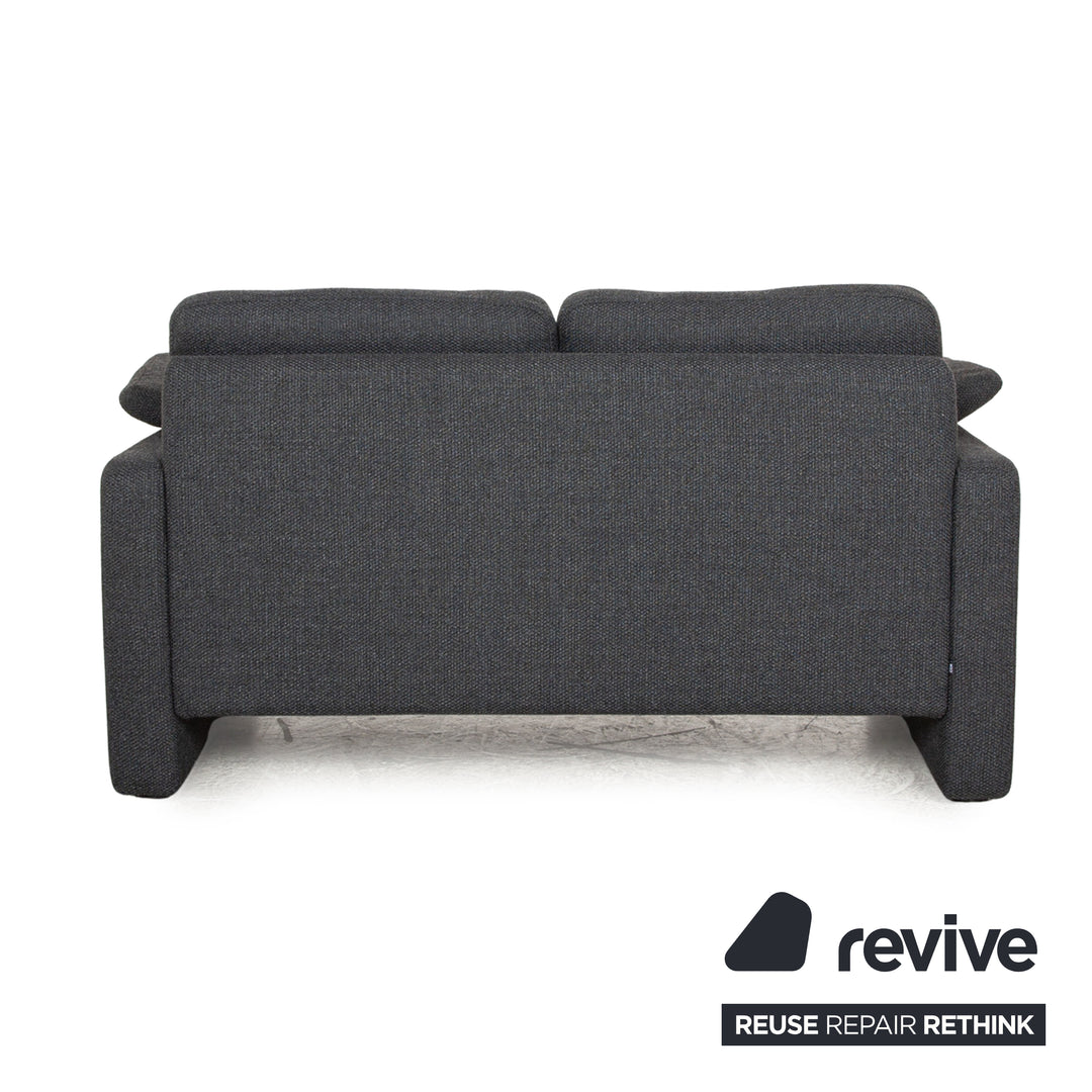 Cor Conseta Stoff Zweisitzer Grau Sofa Couch
