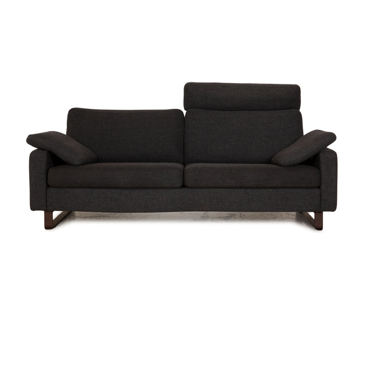 Cor Conseta Stoff Zweisitzer Grau Sofa Couch