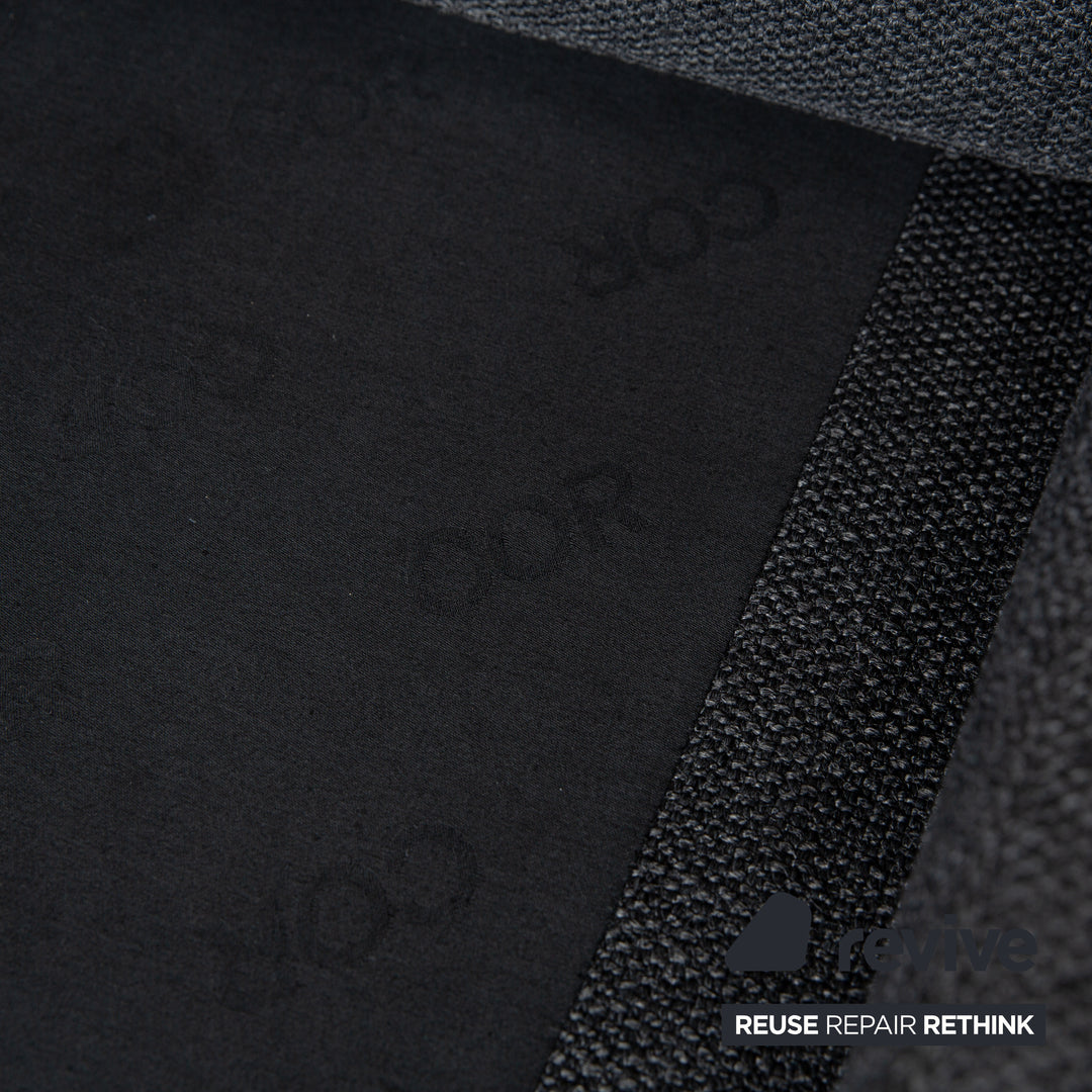 Cor Conseta Stoff Zweisitzer Grau Sofa Couch
